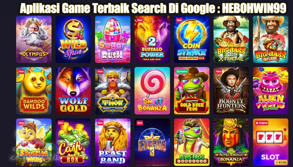 Hebohwin99 aplikasi game online dengan kualitas HD terbaik